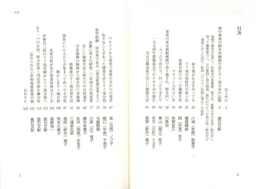 戦中戦後の軽井沢疎開生活と千ヶ滝分校の記憶（送料込） – 軽井沢WEB