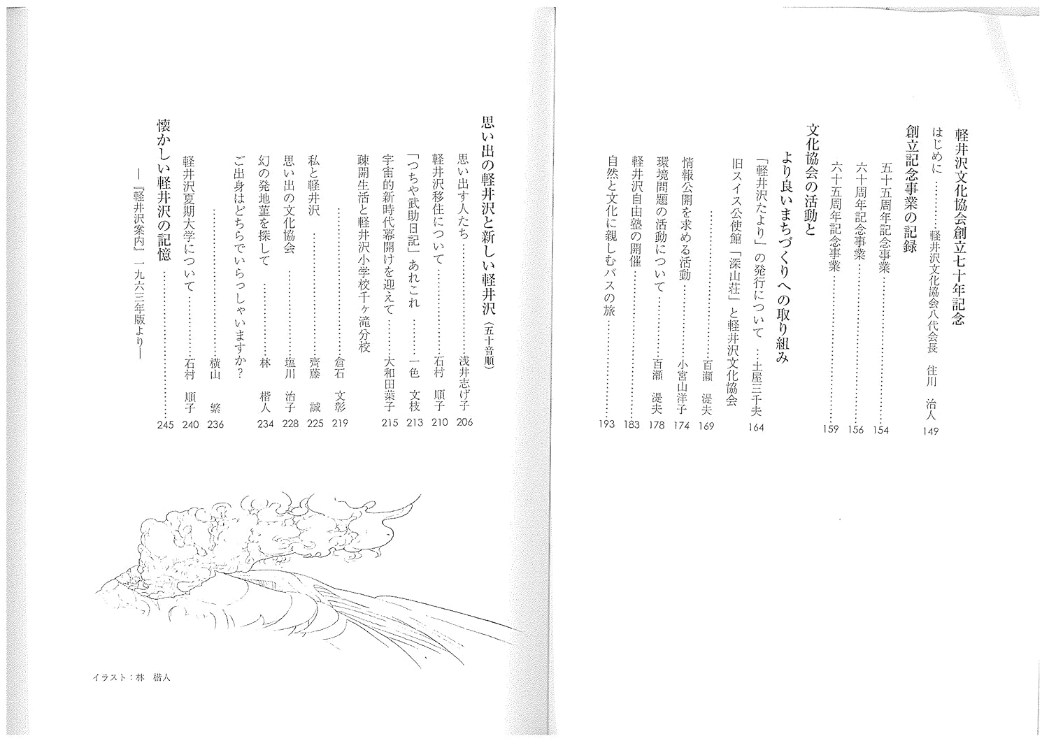 軽井沢140年 軽井沢文化協会創立70年(送料込) - 画像 (3)